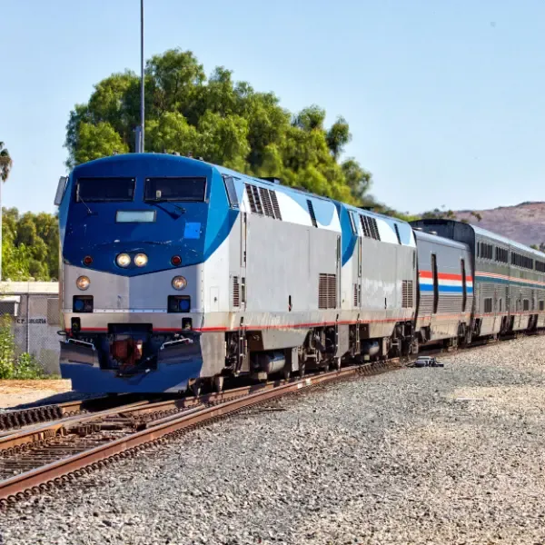 Amtrak train.